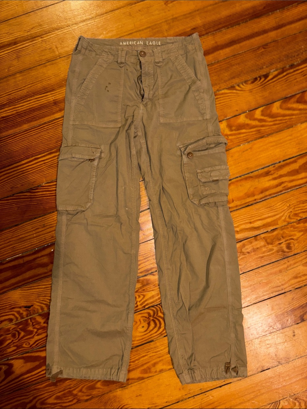 American Eagle Outfitters womens 'Cargo Pants - Olive Brown